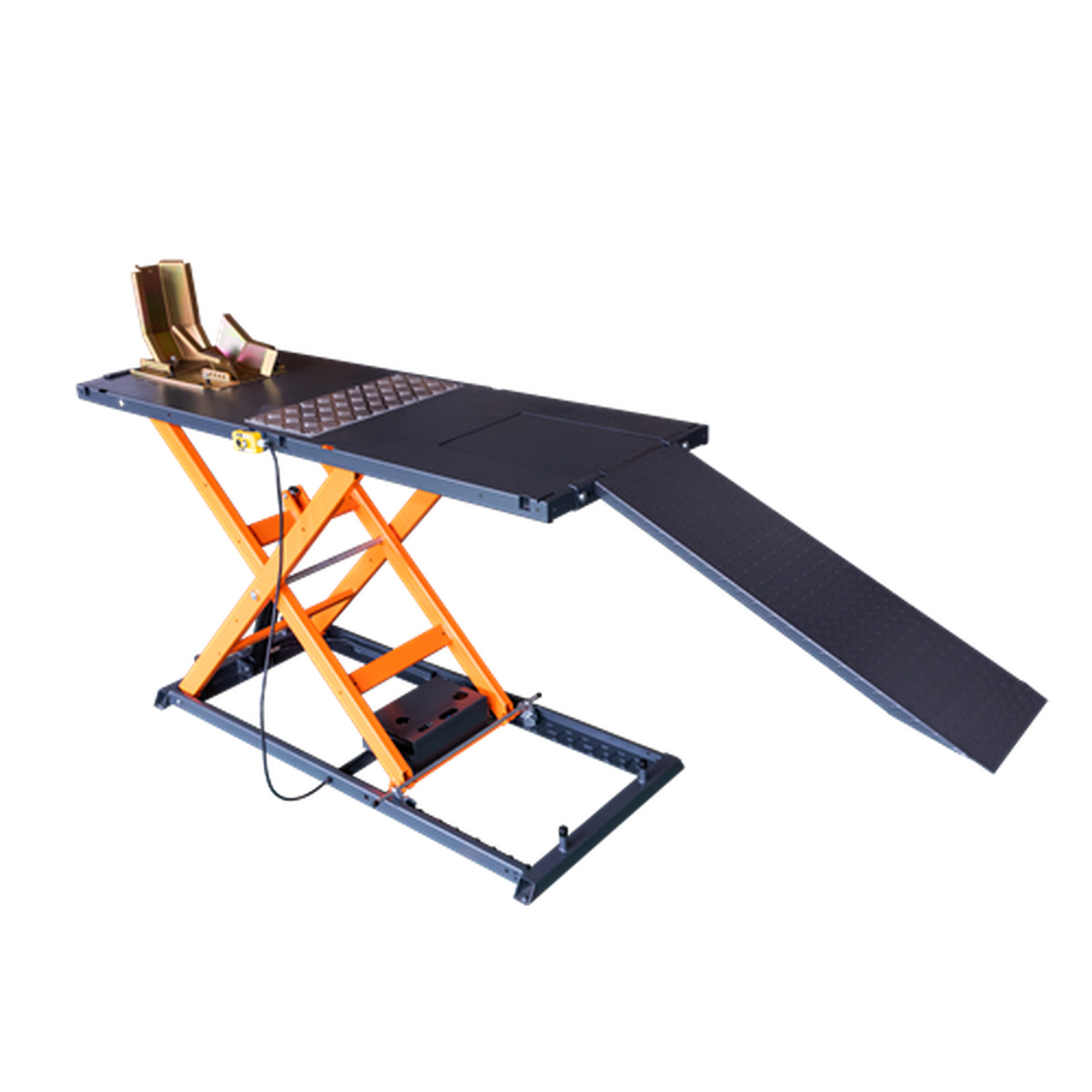 EISEN Motorcycle Lift, KL655, Without Wheel Clamp, Model AA086